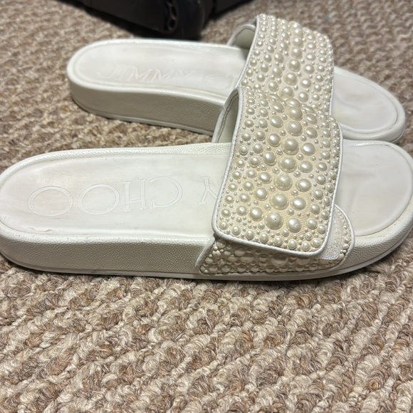 Jimmy Choo Fitz embellished slides - Picture 3 of 5